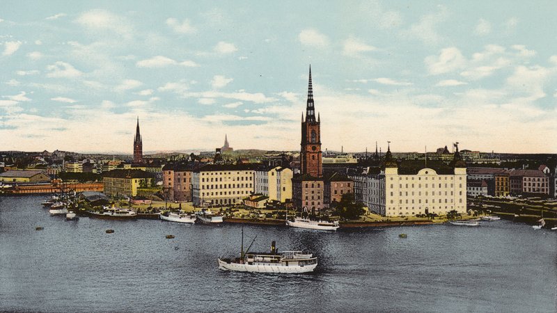 斯德哥尔摩：Riddarholmen（彩色照片） 作者 瑞典摄影师