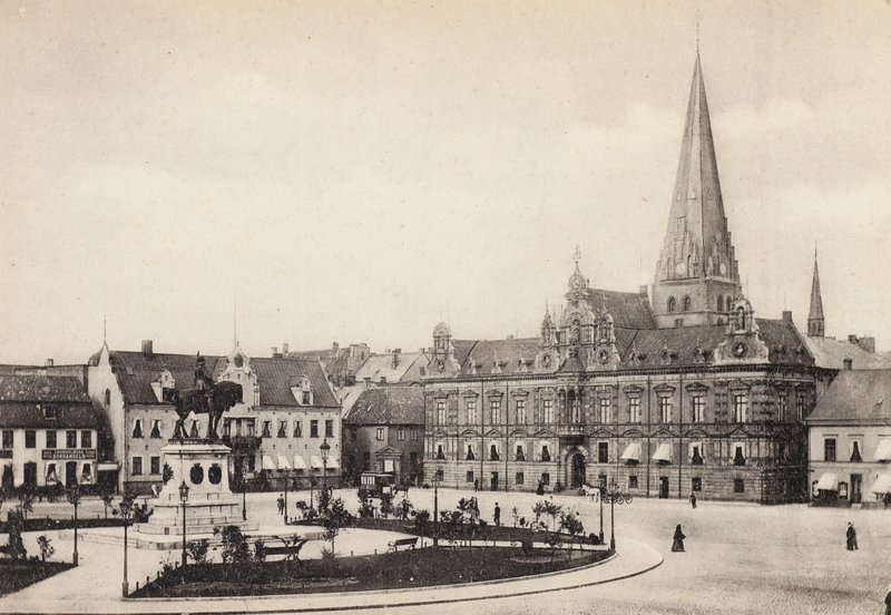 Sverige / 瑞典：Skane, Malmo, Stortorget Och Radhuset（黑白照片） 作者 瑞典摄影师