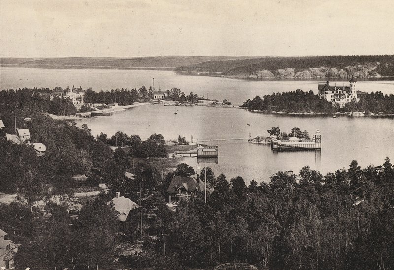 Sverige / Sweden: Stockholms Omgifningar, Saltsjobaden (b/w photo) 作者 瑞典摄影师