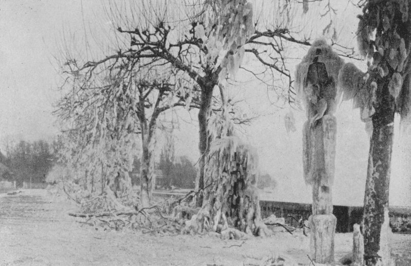 Aux Paquis a Geneve, Hiver 1896 (b/w photo) 作者 瑞士摄影师