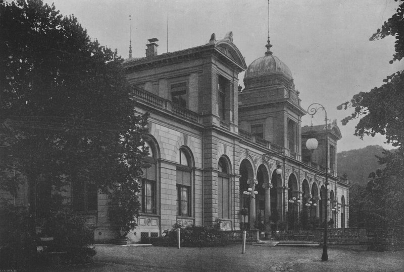 Baden, Le Kursaal (b/w photo) 作者 瑞士摄影师