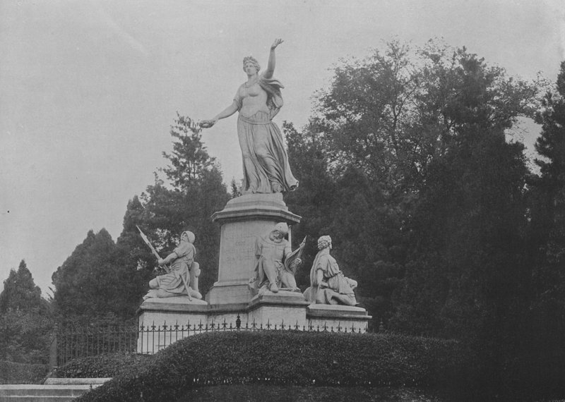 Bale, Le Monument de Saint-Jacques (b/w photo) 作者 瑞士摄影师