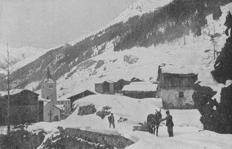 Bourg Saint-Pierre，Route du Saint-Bernard（黑白照片） 作者 瑞士摄影师