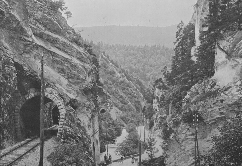 Gorges de Moutier (b/w photo) 作者 瑞士摄影师