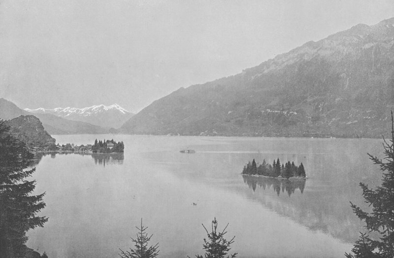 Iseltwald, Lac de Brienz (b/w photo) 作者 瑞士摄影师