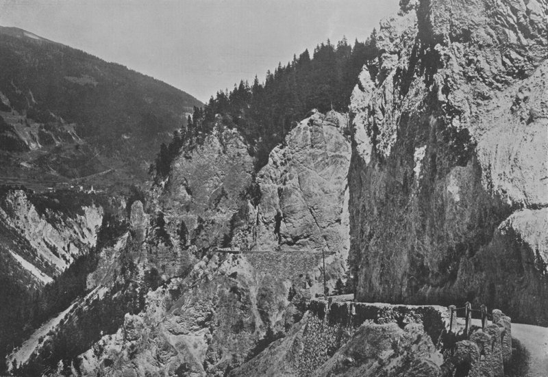 Route de Versam (b/w photo) 作者 瑞士摄影师