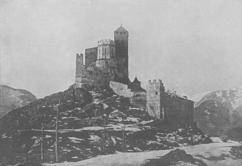 Sion, Valere (b/w photo) 作者 瑞士摄影师