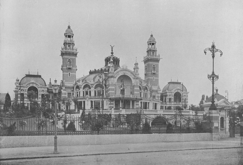 Zurich, La "Tonhalle," Casino (b/w photo) 作者 瑞士摄影师