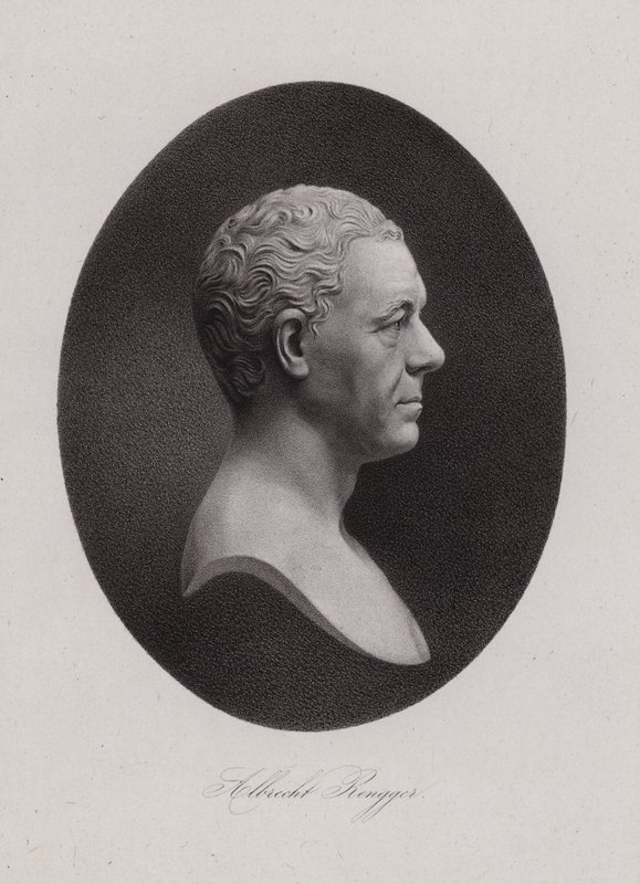 Albrecht Rengger，瑞士医生，瑞士第二任兰德曼（雕刻）。 作者 瑞士学校