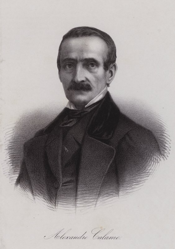 Alexandre Calame，瑞士风景画家（版画） 作者 瑞士学校