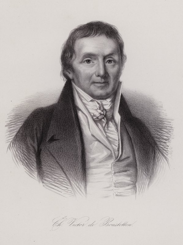 Charles Victor de Bonstetten，瑞士政治家和作家（版画） 作者 瑞士学校
