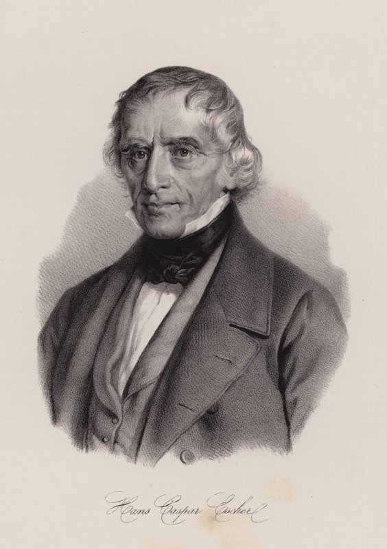Hans Caspar Escher，瑞士建筑师（雕刻） 作者 瑞士学校
