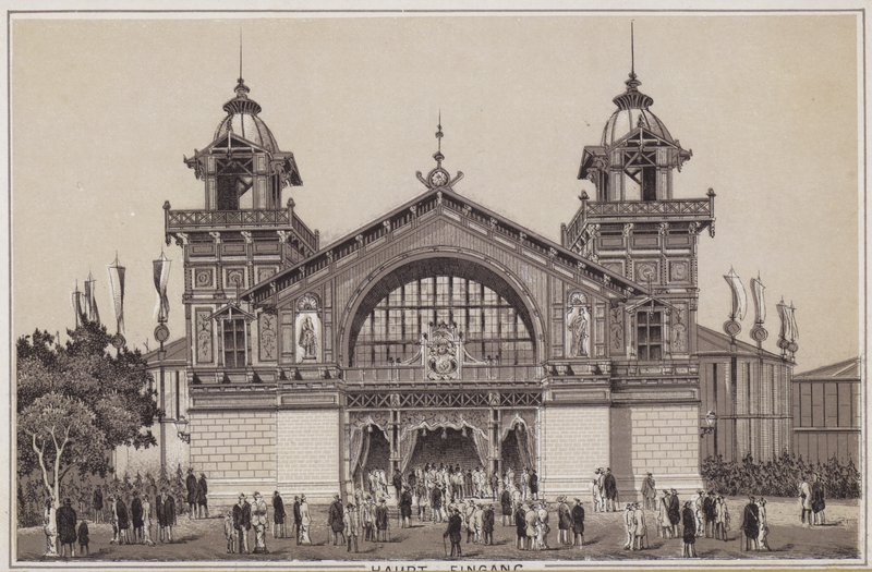 Haupt Eingang, Schweizerische Landesausstellung, Zurich 作者 瑞士学校