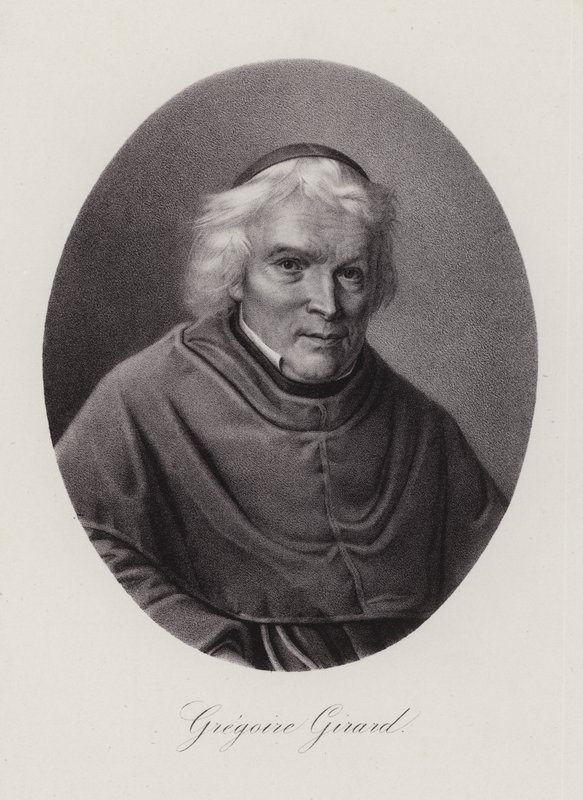 Jean-Baptiste Girard，瑞士方济各会教育家（雕刻）。 作者 瑞士学校