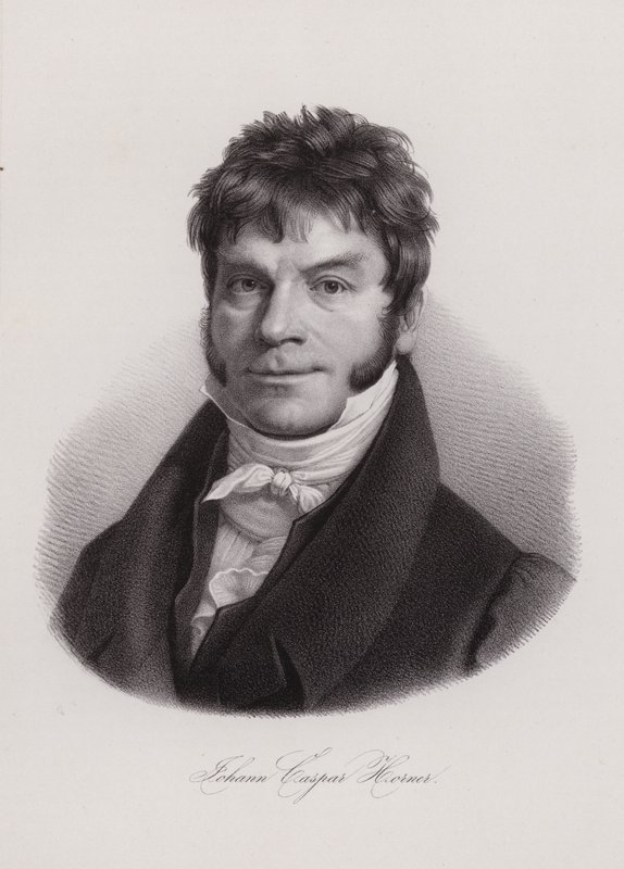 Johann Caspar Horner，瑞士物理学家、数学家和天文学家（版画） 作者 瑞士学校