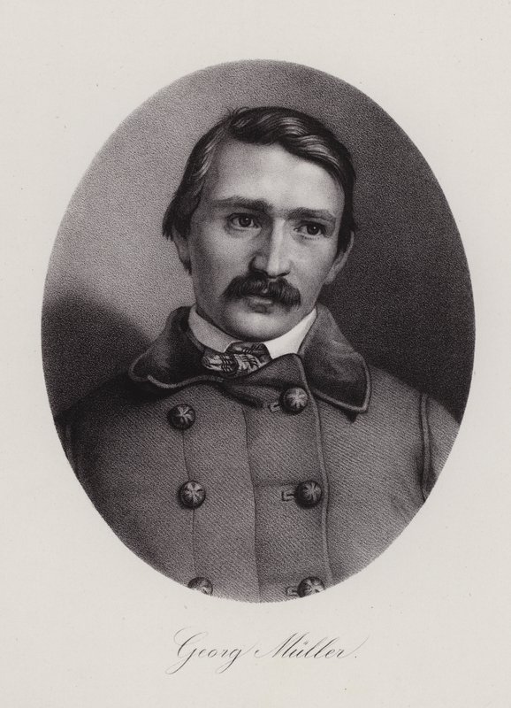Johann Georg Mueller，瑞士建筑师和画家（版画） 作者 瑞士学校
