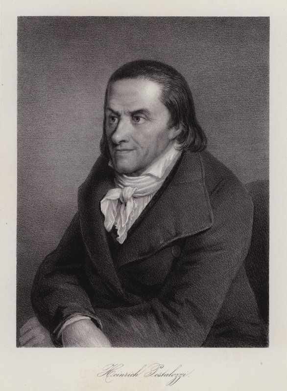 Johann Heinrich Pestalozzi, Swiss educational reformer (engraving) 作者 瑞士学校