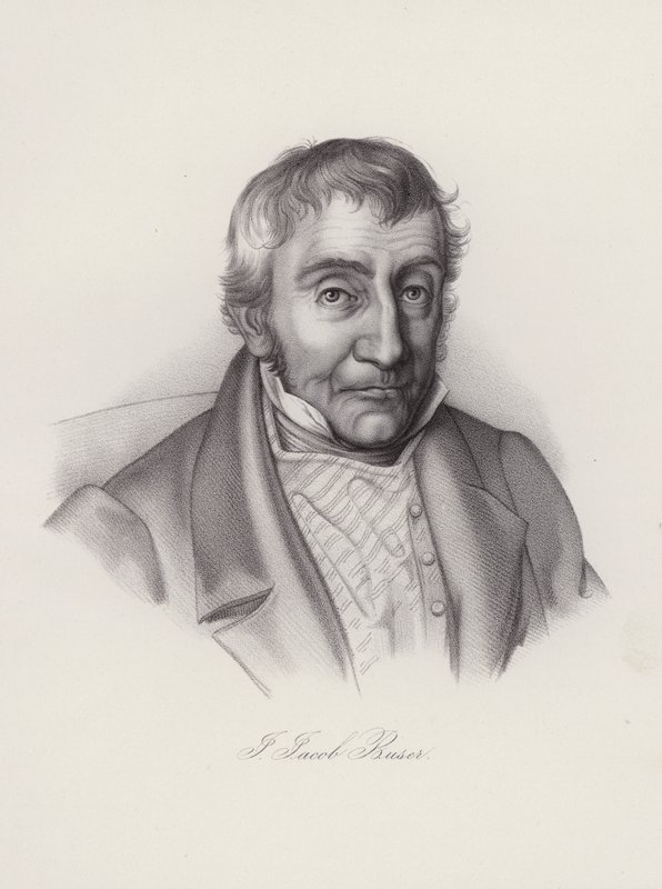 Johann Jakob Buser，瑞士政治家（雕刻） 作者 瑞士学校
