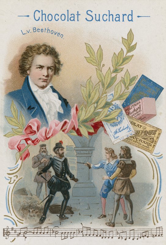 德国作曲家和钢琴家Ludwig van Beethoven 作者 瑞士学校