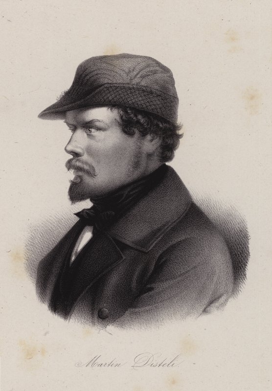 Martin Disteli，瑞士画家（雕刻）。 作者 瑞士学校