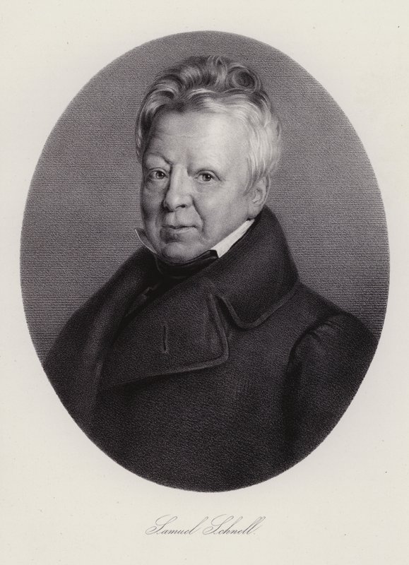 Samuel Ludwig Schnell，瑞士律师（雕刻） 作者 瑞士学校