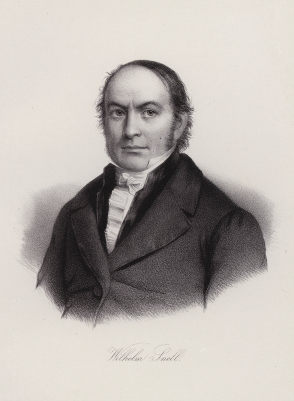Wilhelm Snell，瑞士教授和政治家（雕刻） 作者 瑞士学校
