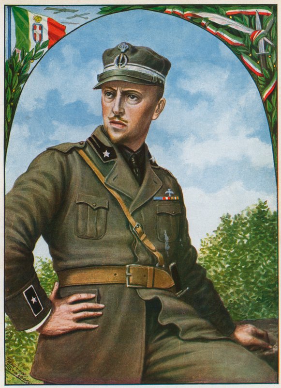 Gabriele d&39;Annunzio，士兵诗人 作者 坦克雷迪·斯卡佩利