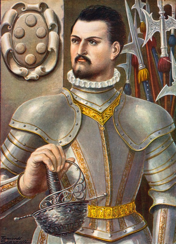 Giovanni de Medici也被称为Bande Nere 作者 坦克雷迪·斯卡佩利
