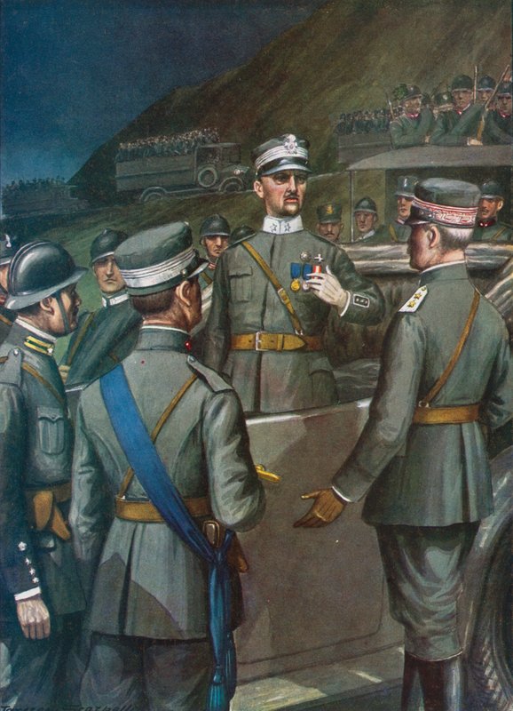 d&39;Annunzio和Generale Pittaluga会议 作者 坦克雷迪·斯卡佩利