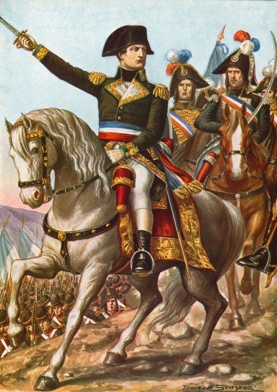 拿破仑在1796年的第一次意大利战役中 作者 坦克雷迪·斯卡佩利