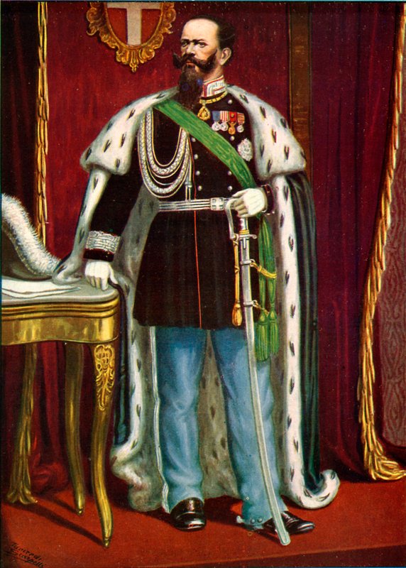 Victor Emanuel II，意大利第一任国王 作者 坦克雷迪·斯卡佩利