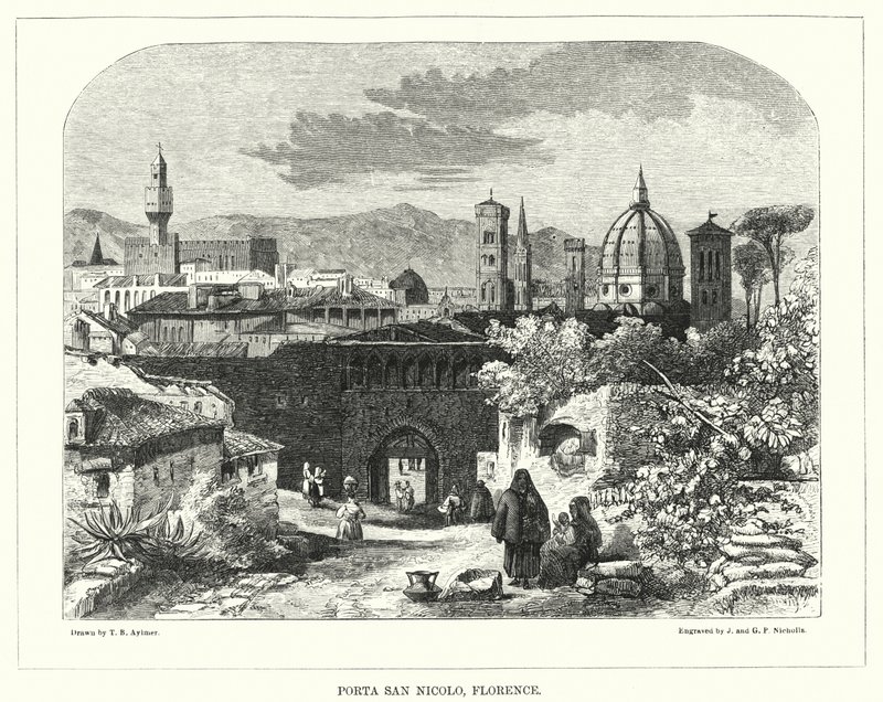 Porta San Nicolo，佛罗伦萨 作者 托马斯·布拉巴宗·艾尔默