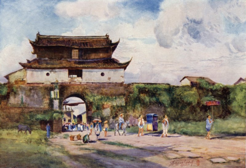 Hangchow，北门 作者 托马斯·霍奇森·利德尔