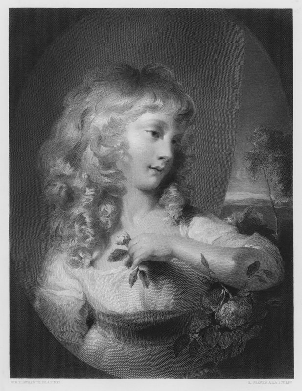 The Princess Amelia，来自Royal Collection的照片 作者 托马斯·劳伦斯