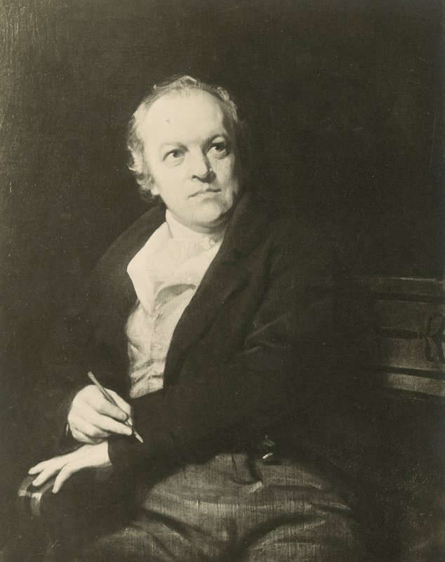 William Blake, English poet and artist (litho) 作者 托马斯（后）菲利普斯（Phillips）