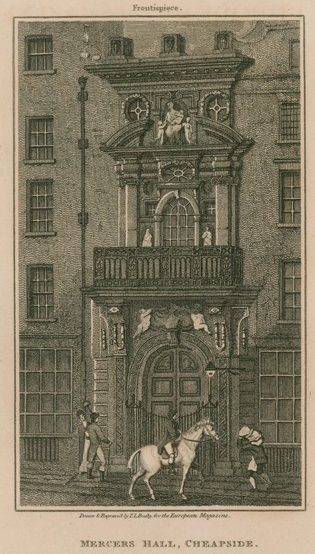 Mercer&39;s Hall，Cheapside，伦敦 作者 托马斯·布斯比