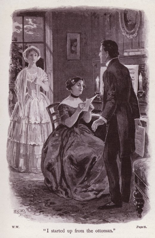 Illustration for The Woman In White by Wilkie Collins (litho) 作者 托马斯·艾尔·麦克林