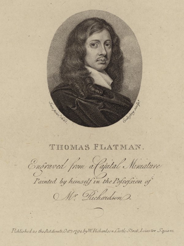 Thomas Flatman的肖像 作者 托马斯·弗莱特曼