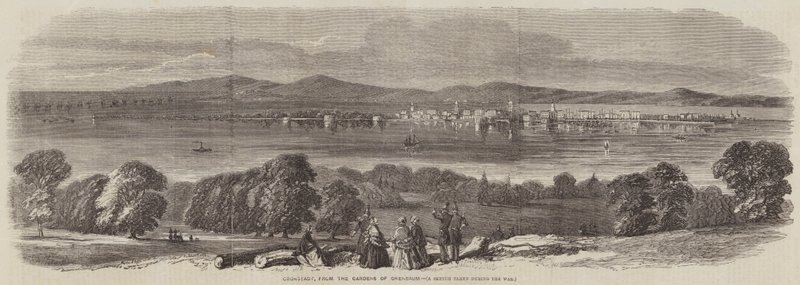 Cronstadt，来自Orenbaum花园 作者 托马斯·哈灵顿·威尔逊