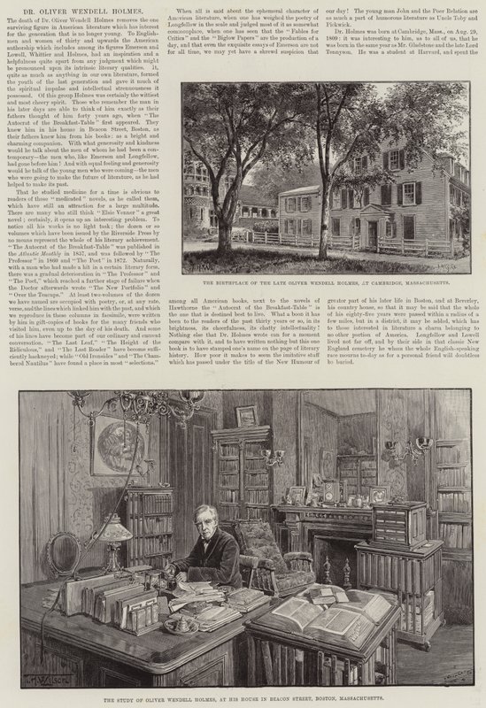 Oliver Wendell Holmes博士 作者 托马斯·哈灵顿·威尔逊