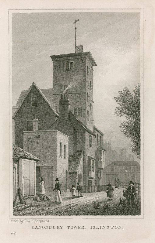 Canonbury House and Tower 作者 托马斯·霍斯默牧羊人