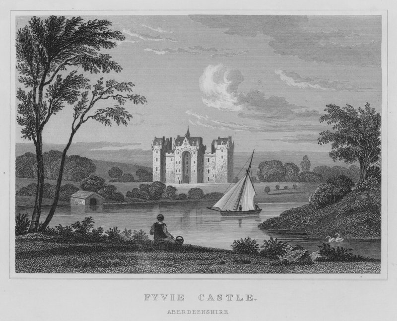 Fyvie 城堡，阿伯丁郡（雕刻） 作者 托马斯·霍斯默牧羊人