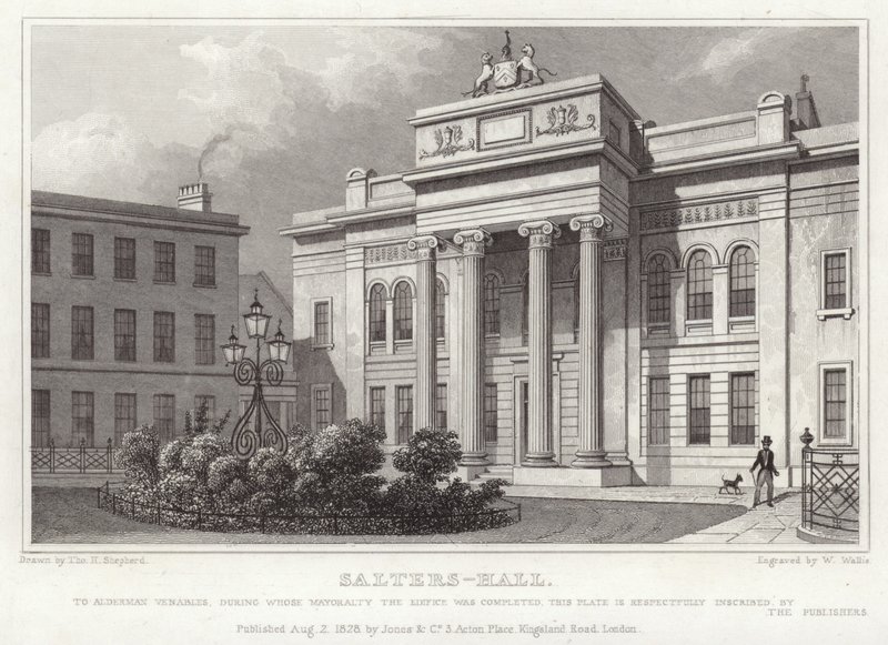 圣斯威辛巷的Salters Hall 作者 托马斯·霍斯默牧羊人