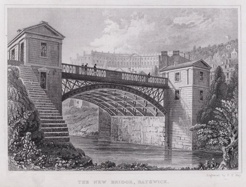The New Bridge, Bathwick (engraving) 作者 托马斯·霍斯默牧羊人