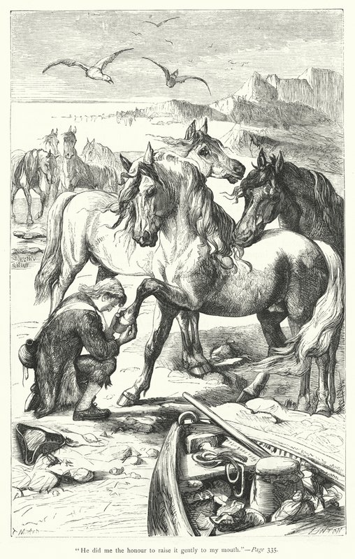 Illustration for Gullivers Travels by Jonathan Swift (engraving) 作者 托马斯·莫顿
