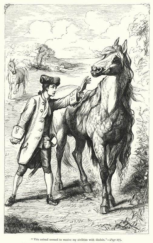 Illustration for Gullivers Travels by Jonathan Swift (engraving) 作者 托马斯·莫顿