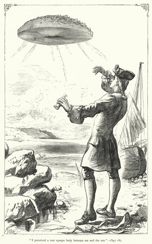 Illustration for Gullivers Travels by Jonathan Swift (engraving) 作者 托马斯·莫顿