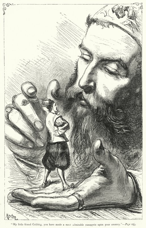 Illustration for Gullivers Travels by Jonathan Swift (engraving) 作者 托马斯·莫顿