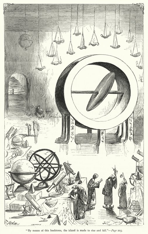 乔纳森·斯威夫特的《格列佛游记》插图（版画） 作者 托马斯·莫顿