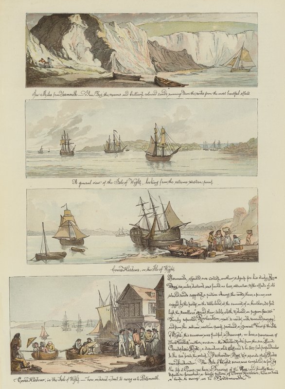 Rowlandson的巡回赛之旅，1782年（chromolitho） 作者 托马斯·罗兰森